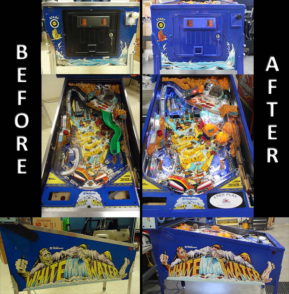 White Water Pinball Restoration Restore Repair