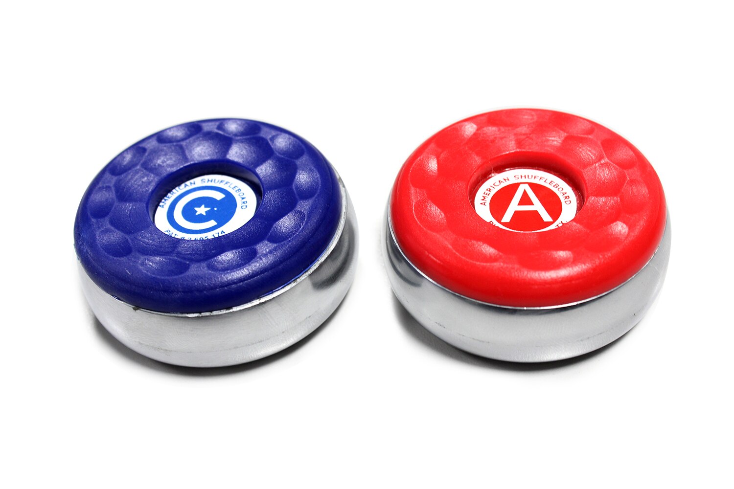 2 American Shuffleboard Pucks 25/16"