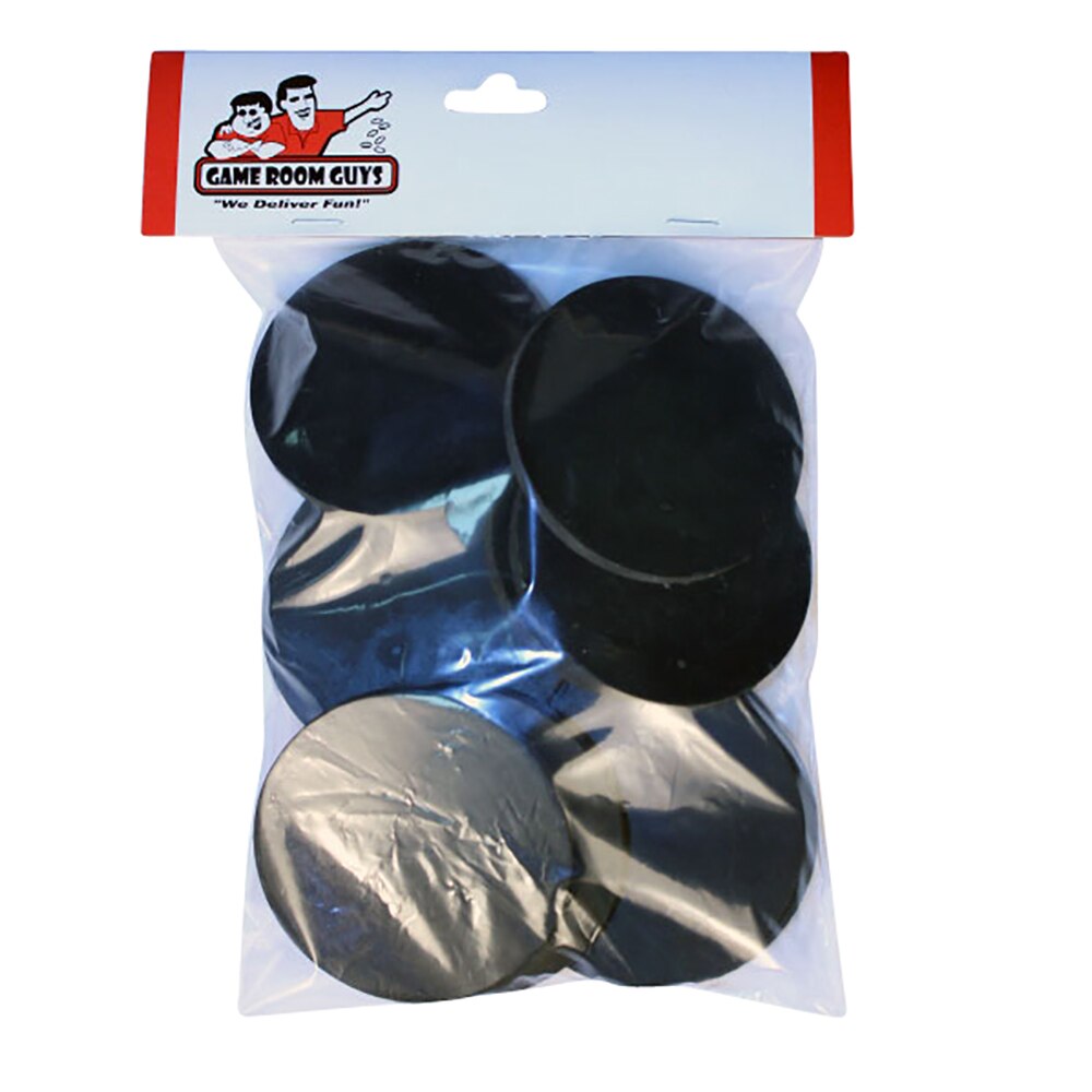 thumbnail image 2 of Set Of 8 Rubber Pool Table Leg Shims – 1/16 Inch Thick, 3" Diameter – GRG Brand, Leveling Kit 2 of 6