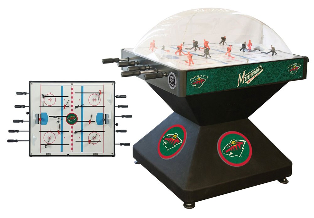 New Minnesota Wild Dome Bubble Hockey Game Room Guys