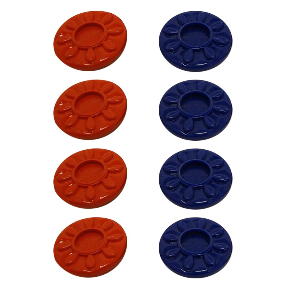 8 SunGlo Shuffleboard Puck Tops Red & Blue