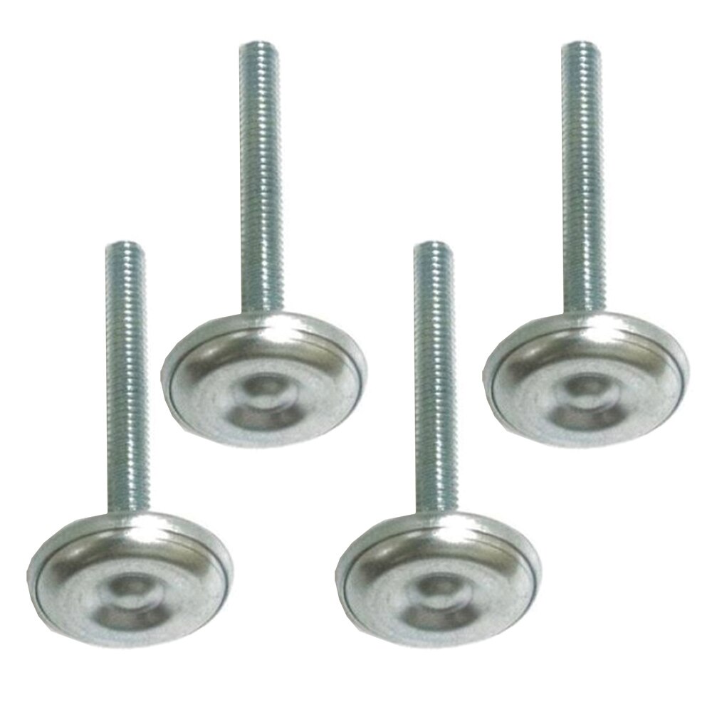Set of 4 Stern Black Pinball Legs with Levelers and Bolts