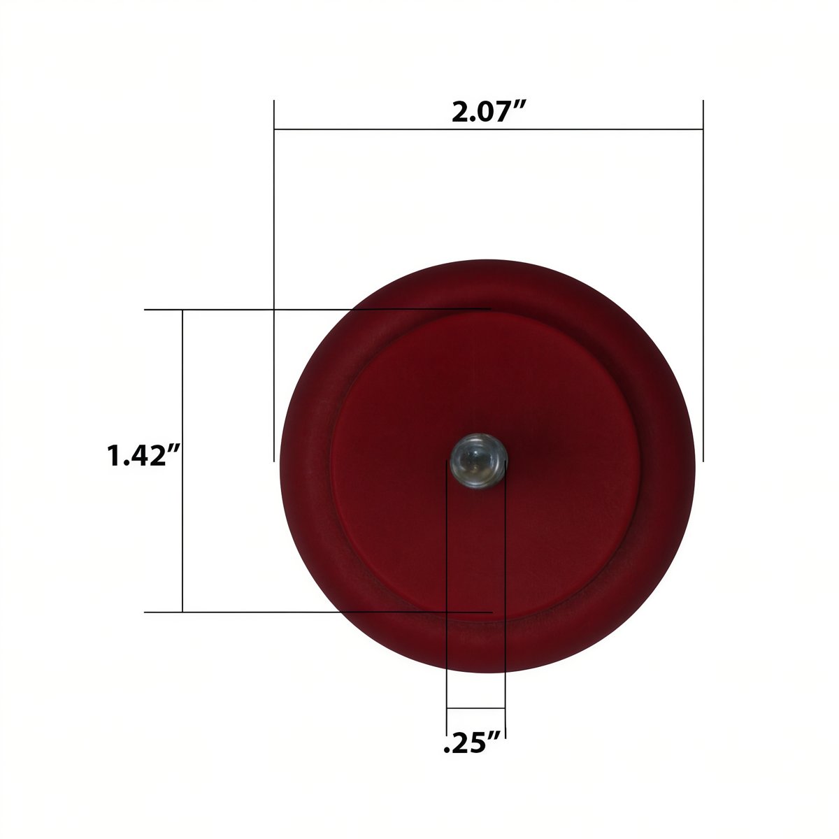 Large Red Plastic Bumper Pool Post | Game Room Guys