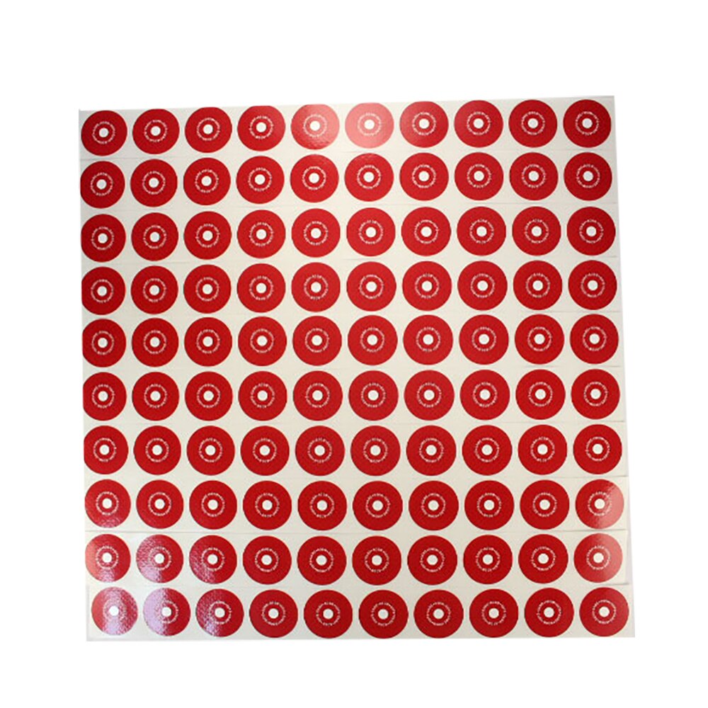 Game Room Guys Billiard Table Spots - Set Of 10 Burgundy Red Pool Table Stickers (1.25 Inch, GRG54223)