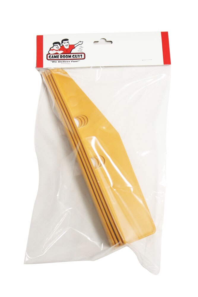 4 Gold PinCab Pinball Leg Protectors Game Room Guys