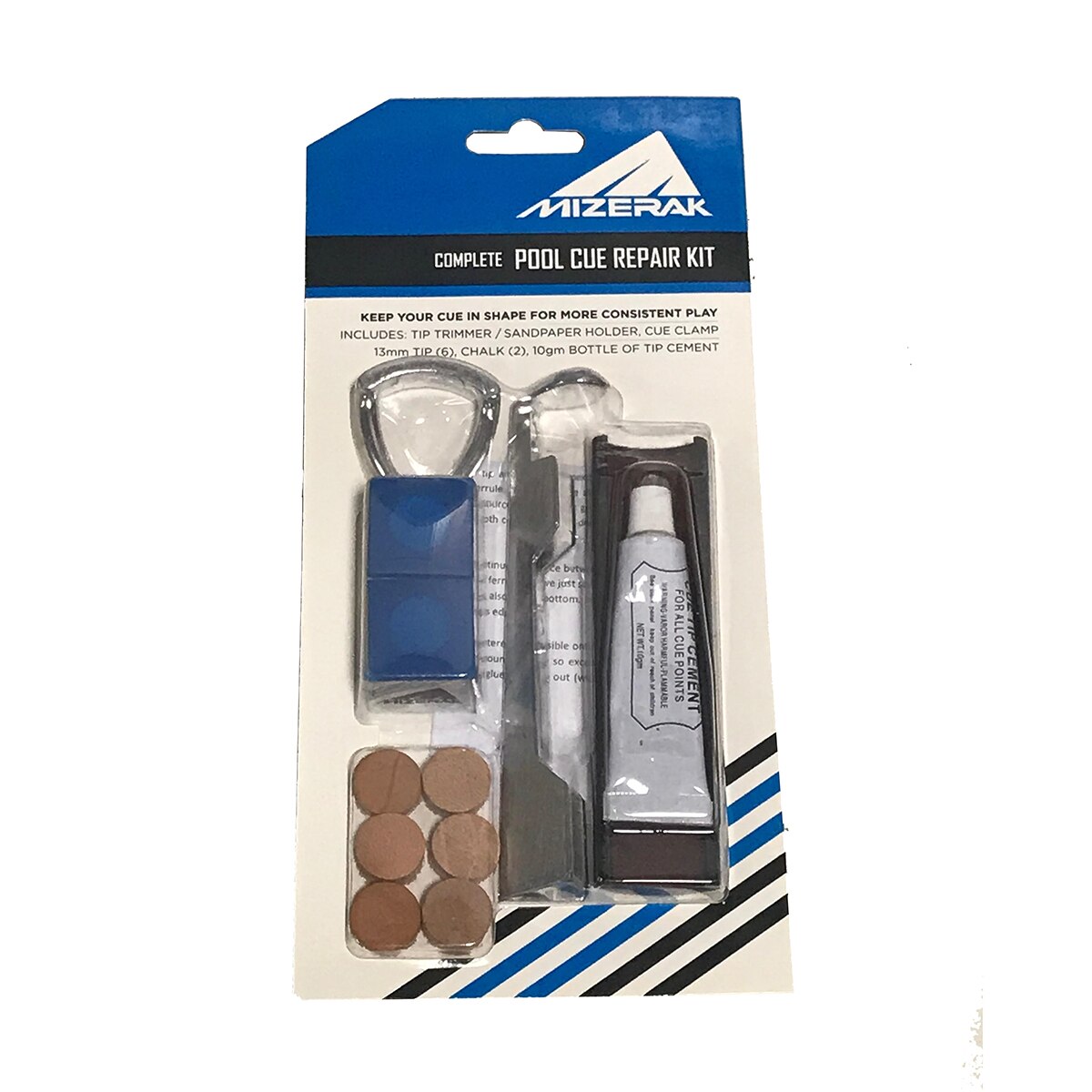 Mizerak Complete Pool Cue Repair Kit P1812 Game Room Guys