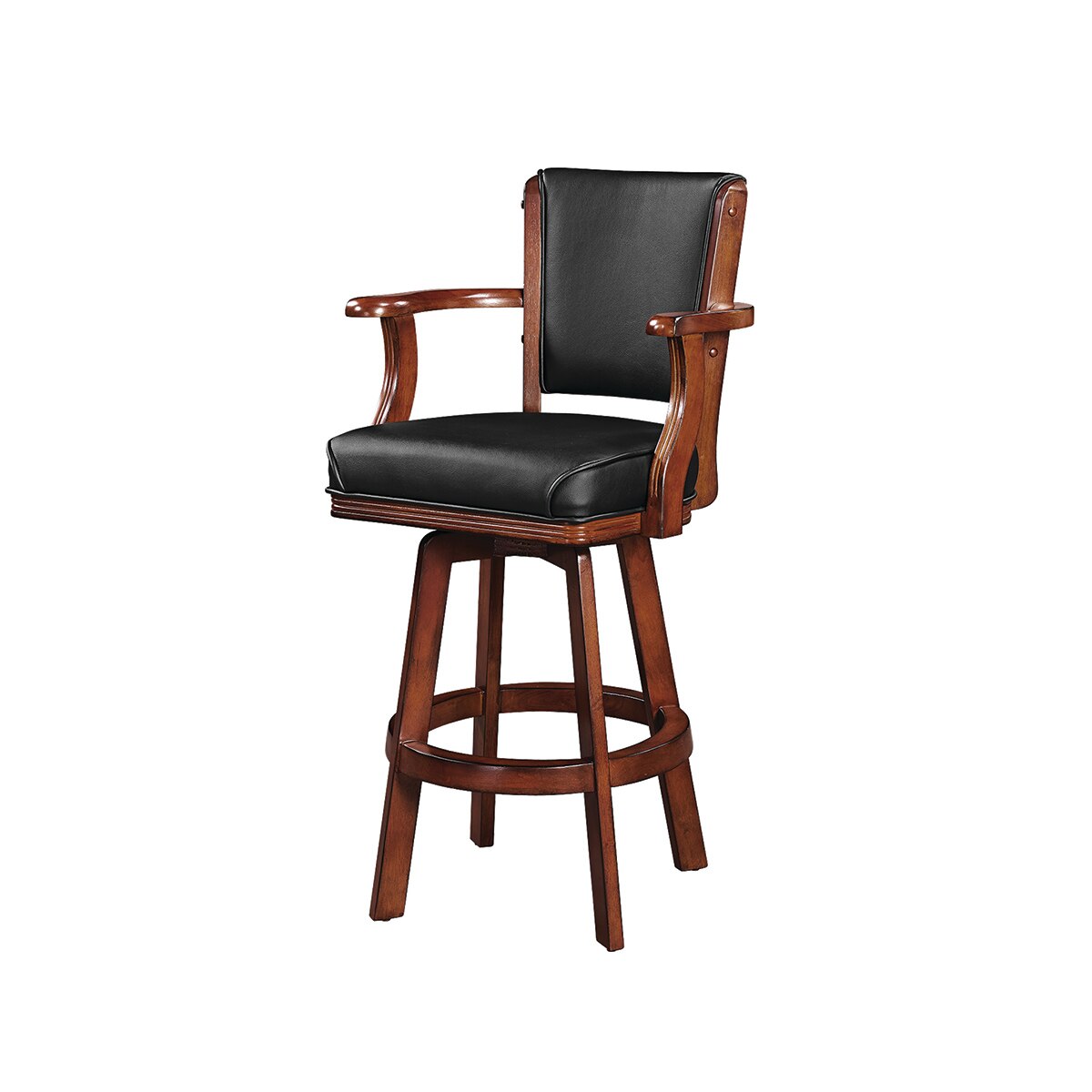 60" Chestnut Home Bar with 2 Bar Stools Game Room Guys