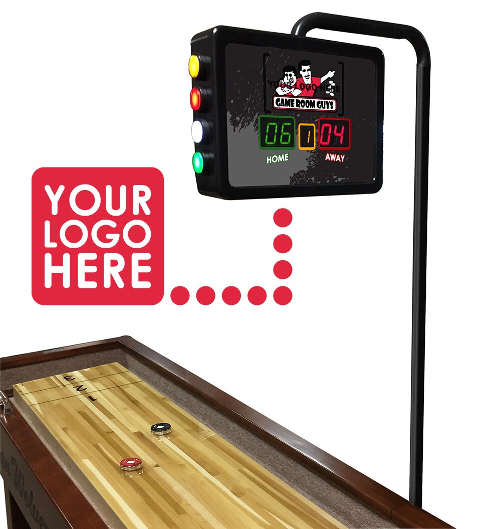GRG Custom Logo Shuffleboard Scoring Unit Game Room Guys