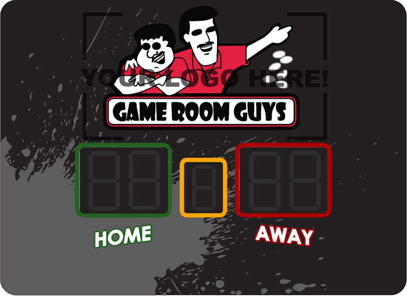 GRG Custom Logo Shuffleboard Scoring Unit | Game Room Guys