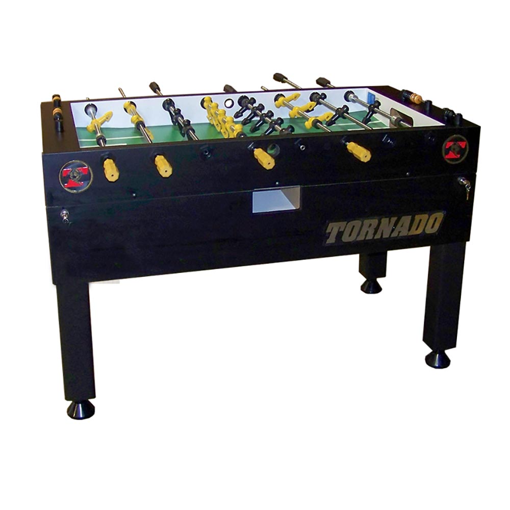 Tornado T3000 Black Foosball Table 1 Goalie Game Room Guys