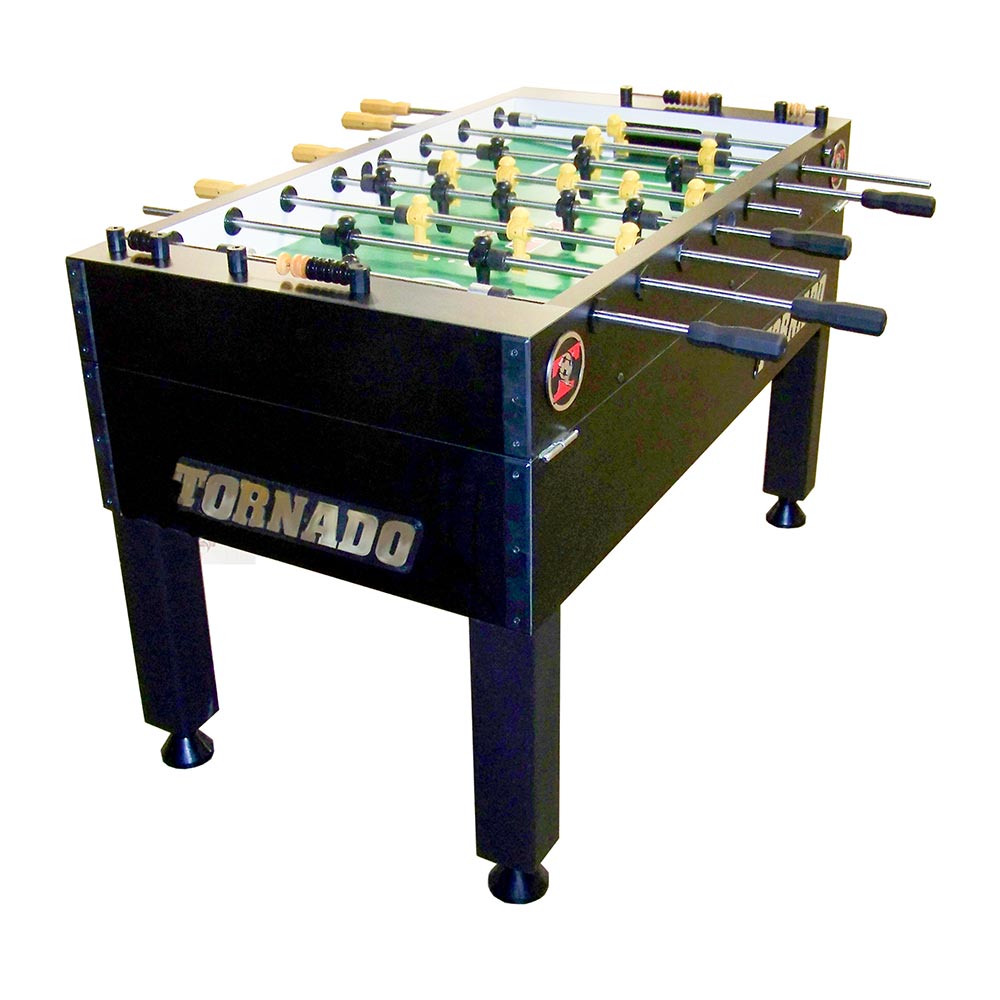 Tornado T3000 Black Foosball Table 1 Goalie Game Room Guys