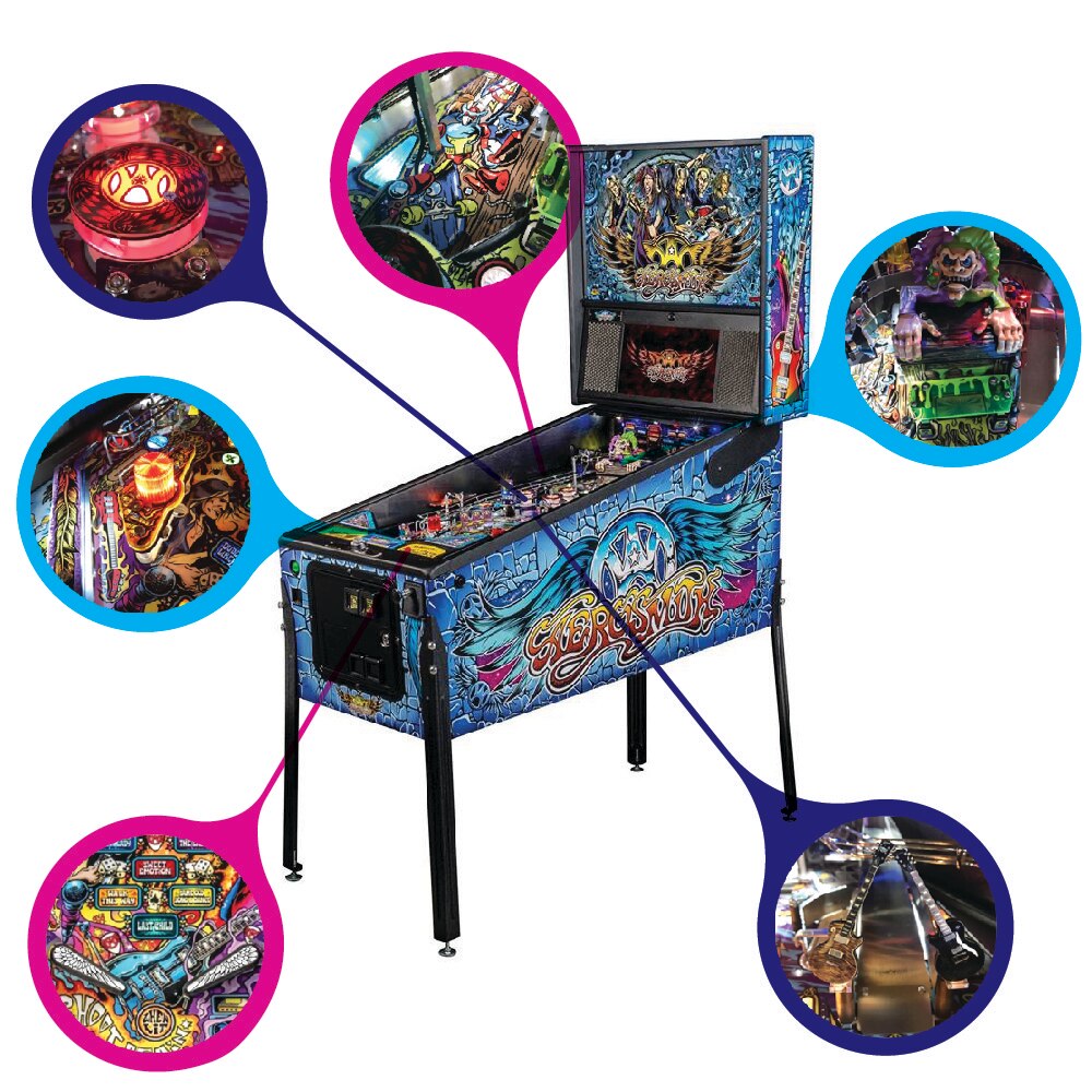 Stern Aerosmith Pinball Pro MOD Package Game Room Guys