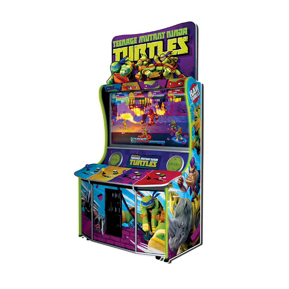 Teenage Mutant Ninja Turtles Arcade Game by Raw Thrills Game Room Ruys