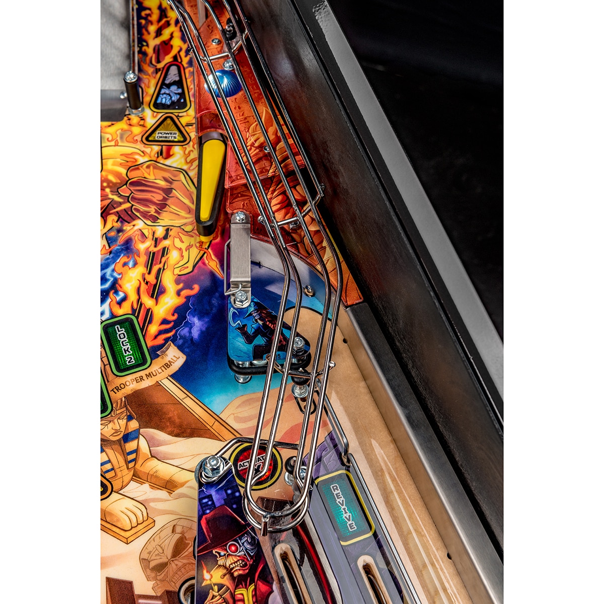 Stern Iron Maiden Premium Pinball Machine | Game Room Guys Stern Iron Maiden Premium Pinball Machine | Game Room Guys