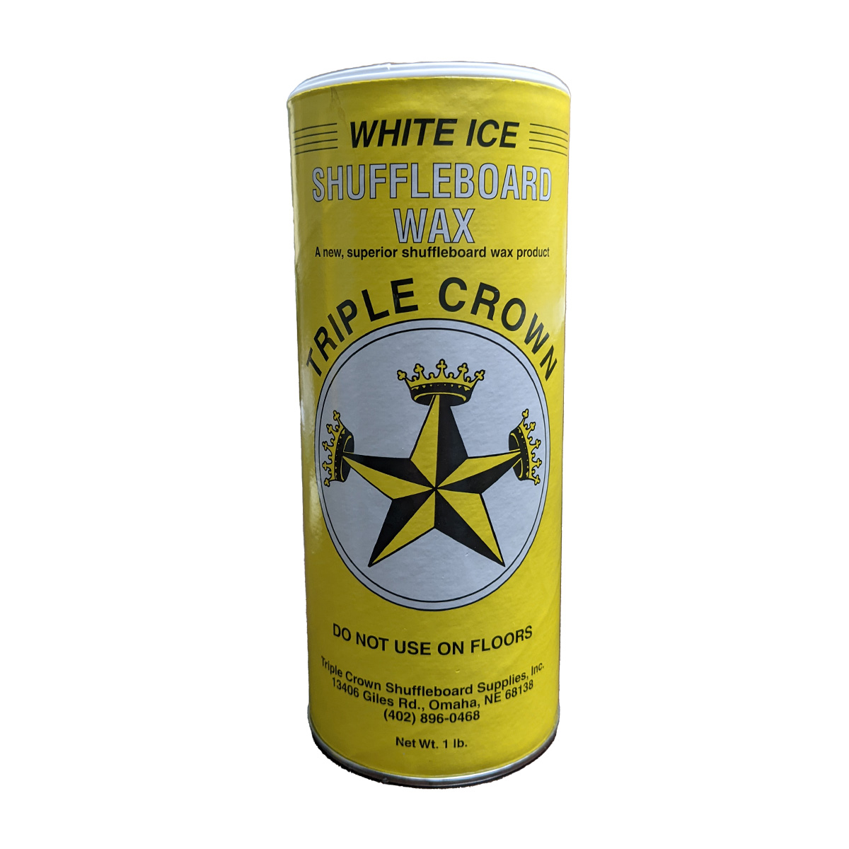 Triple Crown Shuffleboard Wax - White Ice -1 lb.