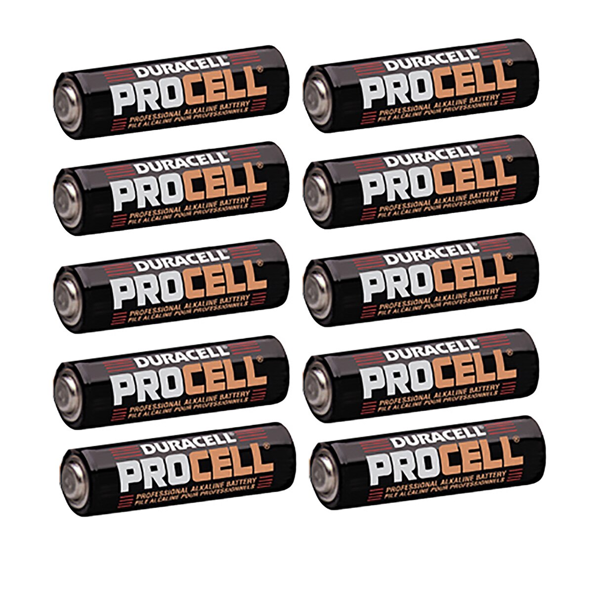 Pkg of 12 Duracell Procell Alkaline AA Batteries Game Room Guys