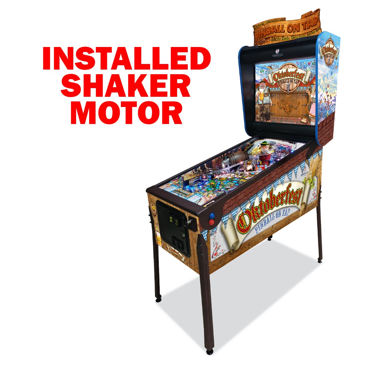 Oktoberfest Pinball with Shaker Motor Game Room Guys