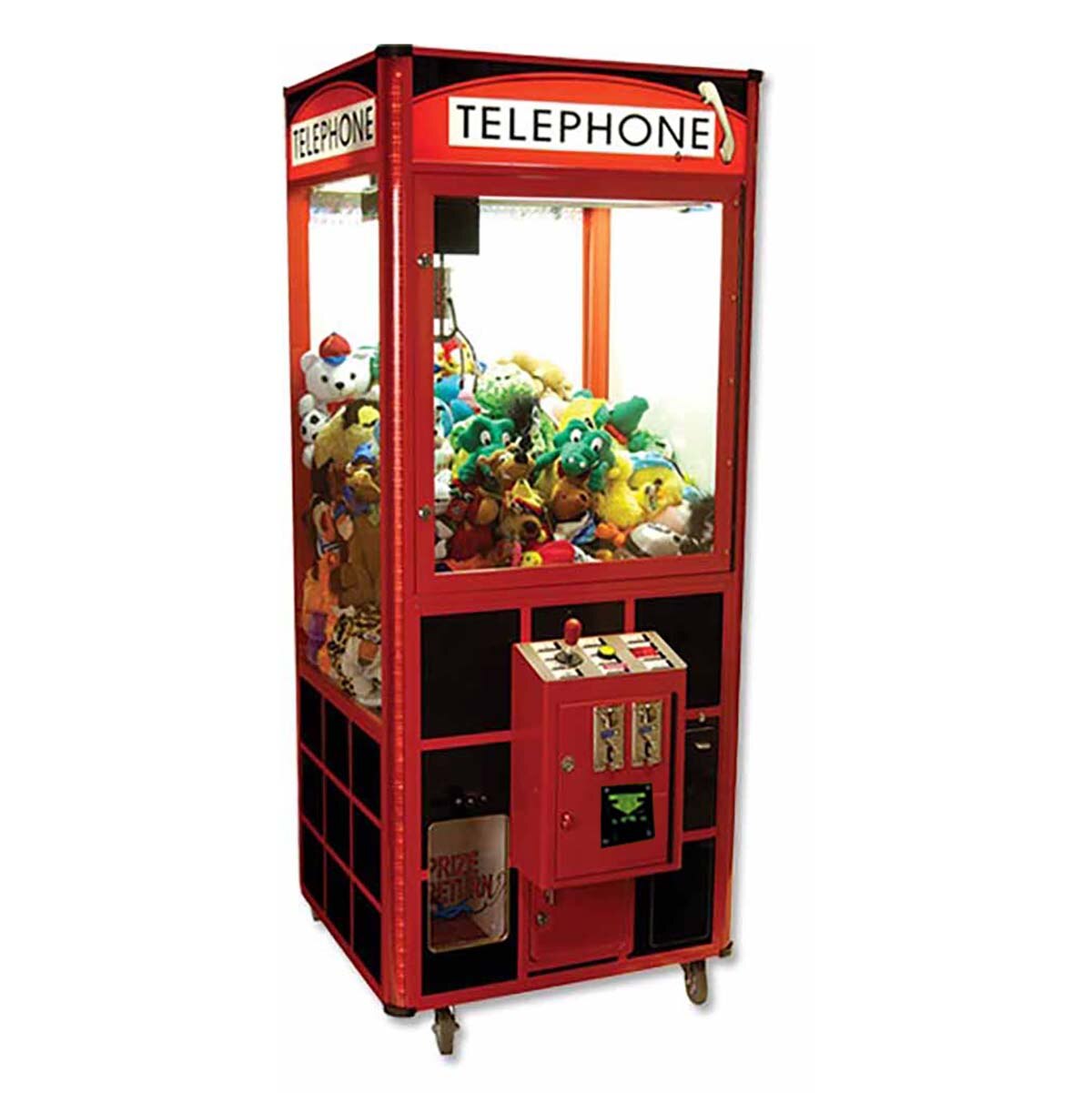 Telephone Plush Crane 30" Claw Machine DBA Game Room Guys