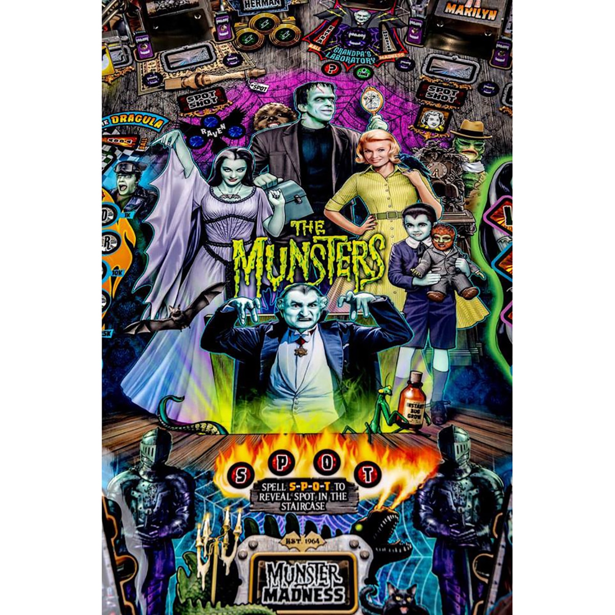 Stern The Munsters Pro Pinball Machine | Game Room Guys