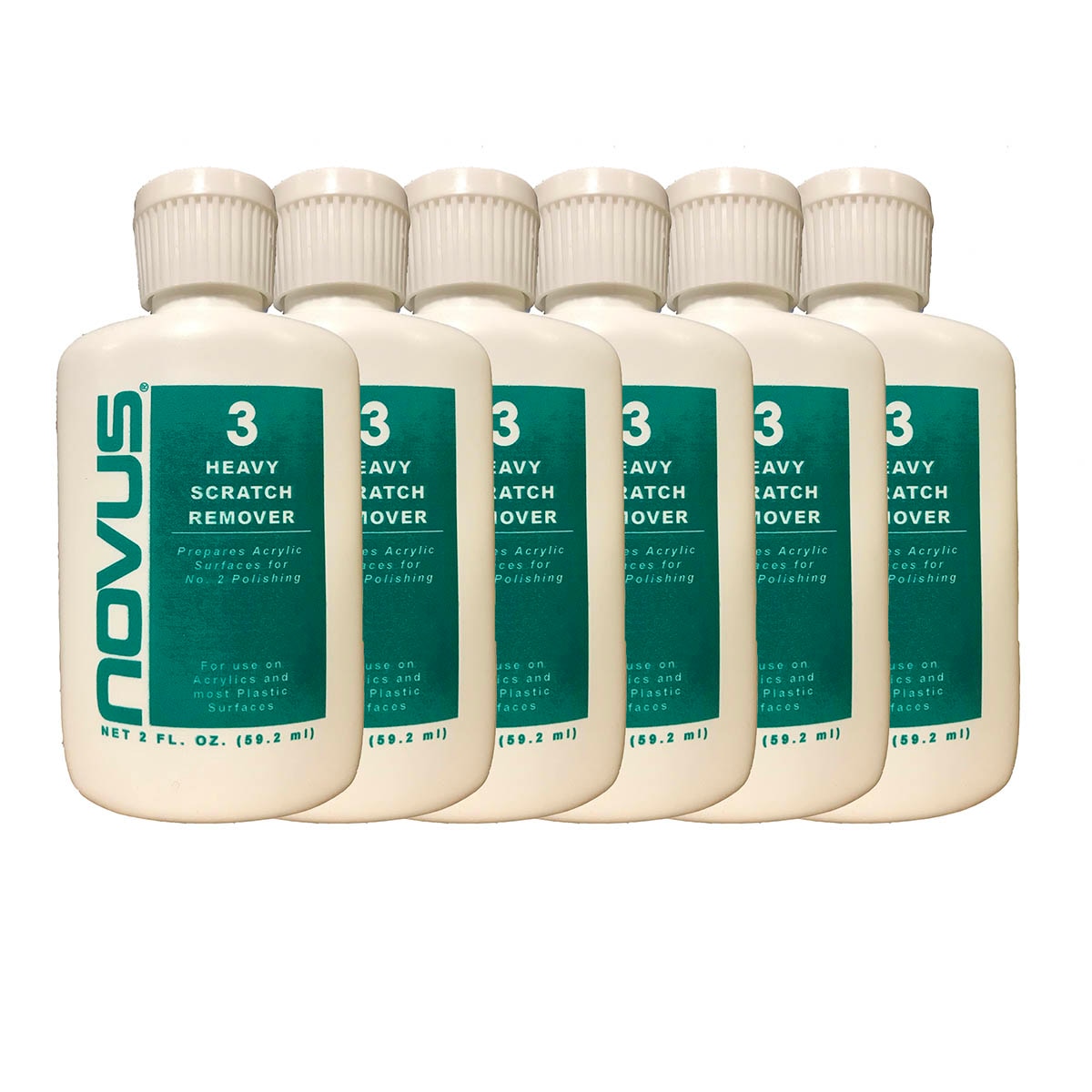 Novus #3 Polish Heavy Scratch Remover, 2 Ounce - Package of 6 - 7081 Novus #3 Polish Heavy Scratch Remover, 2 Ounce - Package of 6 - 7081
