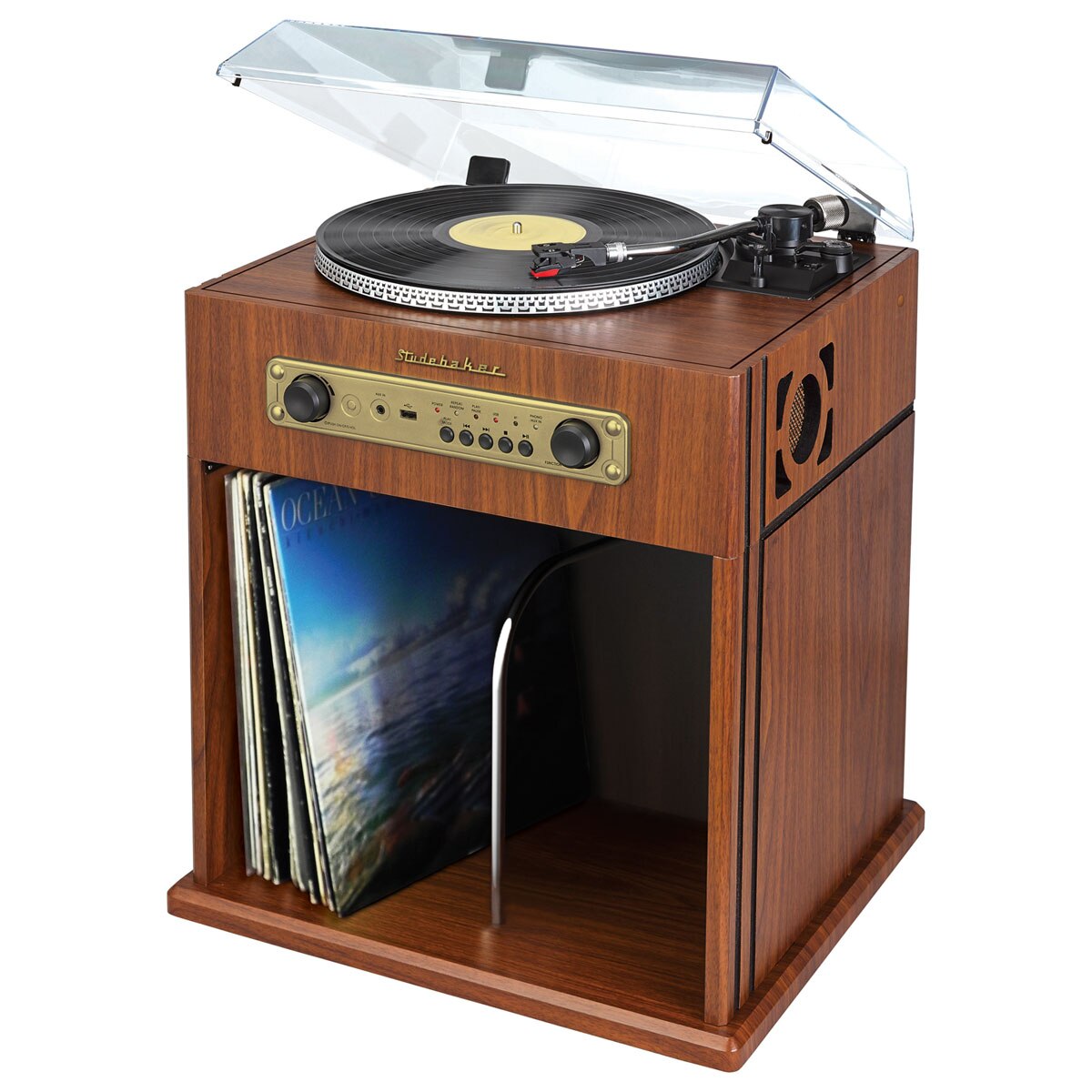 Turntable w Bluetooth Receiver Record Game Room Guys