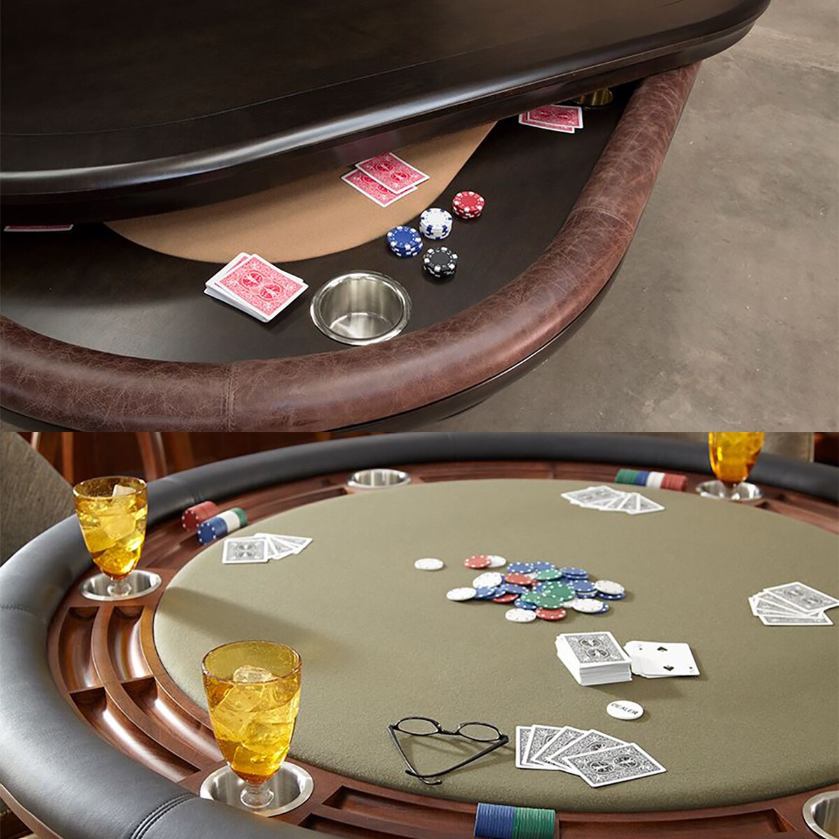 Hillsborough Professional Texas Hold'em Table Game Room Guys