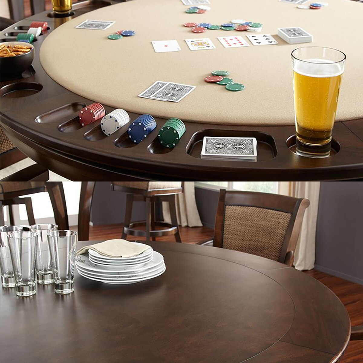 Venice 3-in-1 Bumper Pool &amp; Storage Table | Game Room Guys