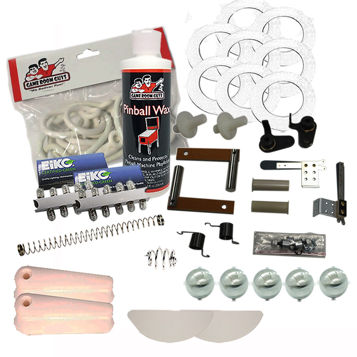1958 Gottlieb Sittin Pretty Pinball White Premium Maintenance Kit