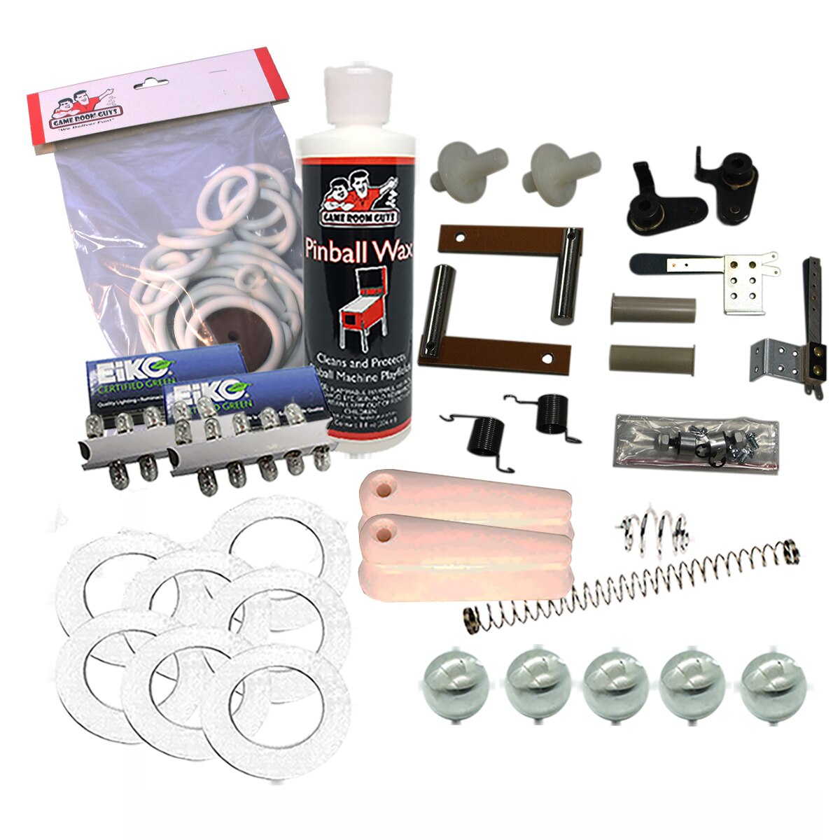 1957 Gottlieb Whirl-Wind Pinball White Premium Maintenance Kit