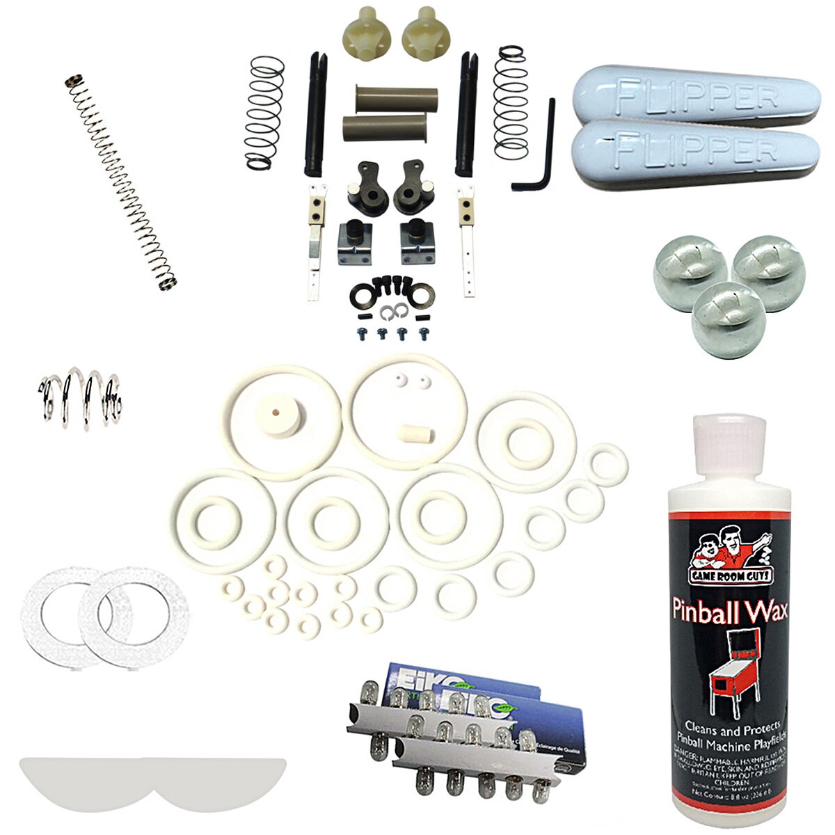 1964 Bally Bus Stop Pinball White Premium Maintenance Kit