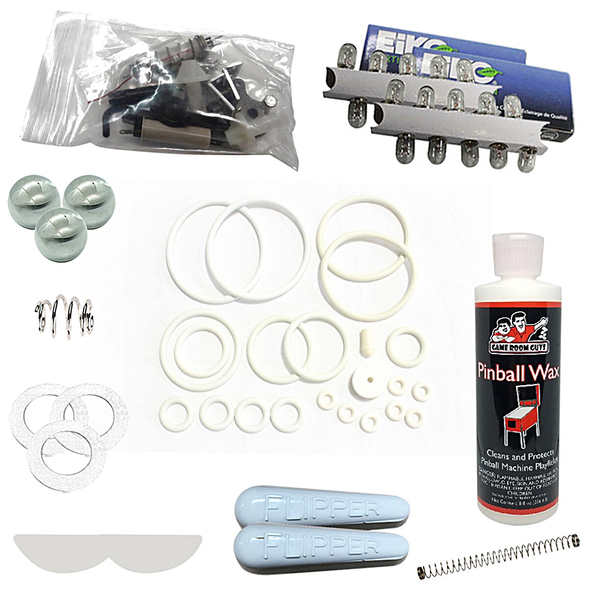 1969 Bally Gator Pinball White Premium Maintenance Kit