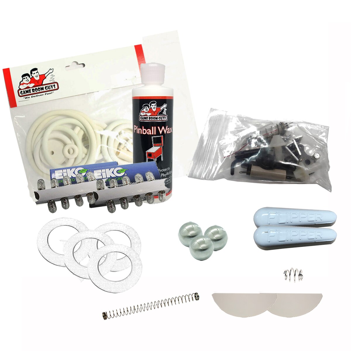 1968 Bally Safari Pinball White Premium Maintenance Kit 1968 Bally Safari Pinball White Premium Maintenance Kit