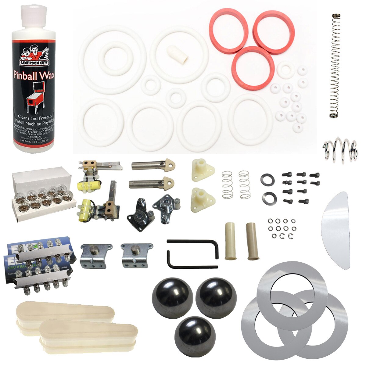 1990 Gottlieb Deadly Weapon Pinball White Premium Maintenance Kit