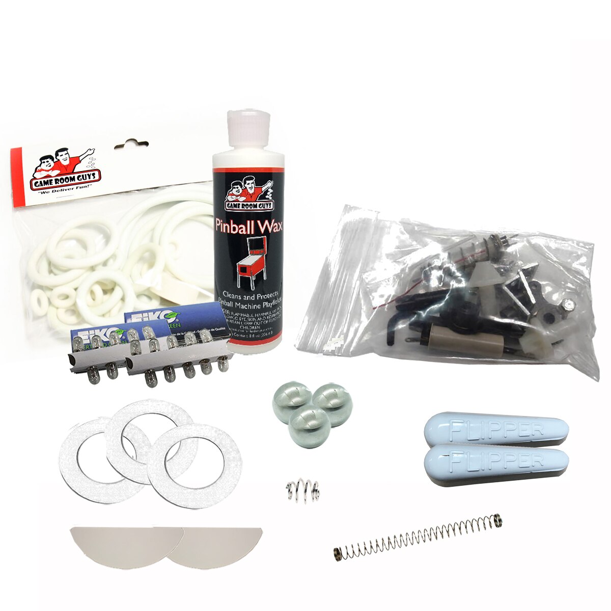 1968 Bally Dixieland Flipper Pinball White Premium Maintenance Kit