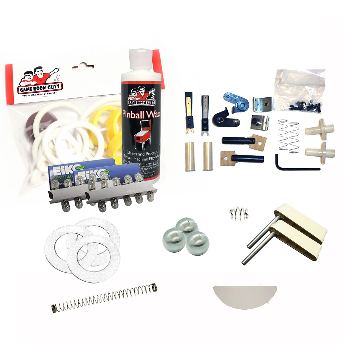 1976 Bally Aladdin's Castle Pinball White Premium Maintenance Kit