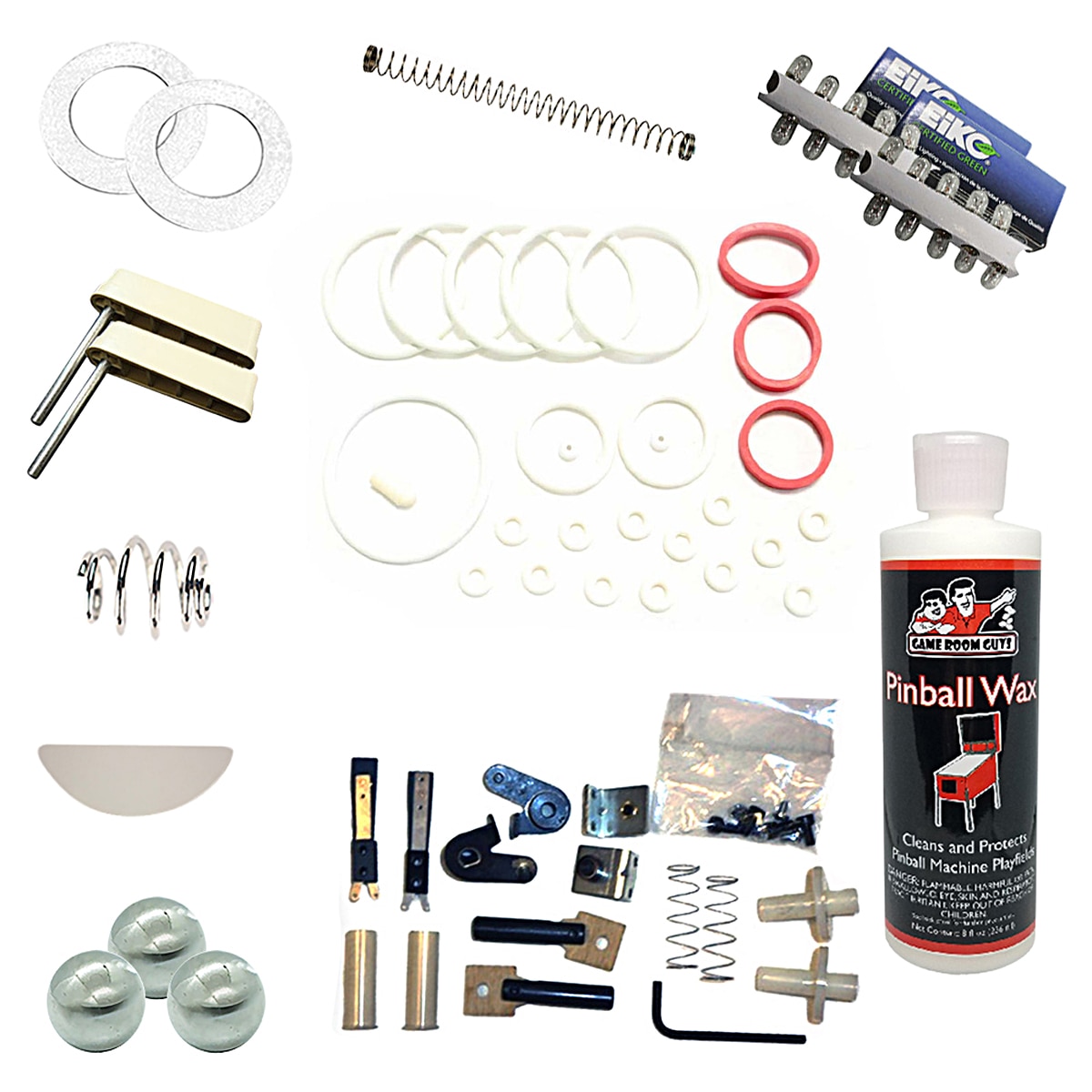 1978 Bally Evel Knievel Home Version Pinball White Premium Maintenance Kit 1978 Bally Evel Knievel Home Version Pinball White Premium Maintenance Kit