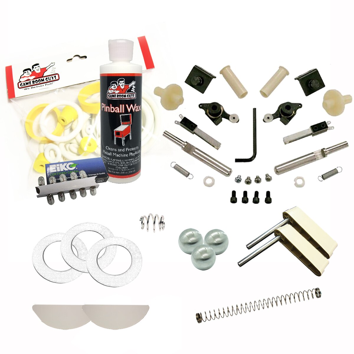 1985 Bally Fireball Classic Pinball White Premium Maintenance Kit 1985 Bally Fireball Classic Pinball White Premium Maintenance Kit