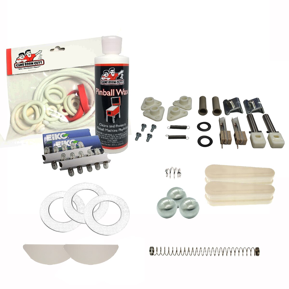 1983 Gottlieb Amazon Hunt Pinball White Premium Maintenance Kit 1983 Gottlieb Amazon Hunt Pinball White Premium Maintenance Kit