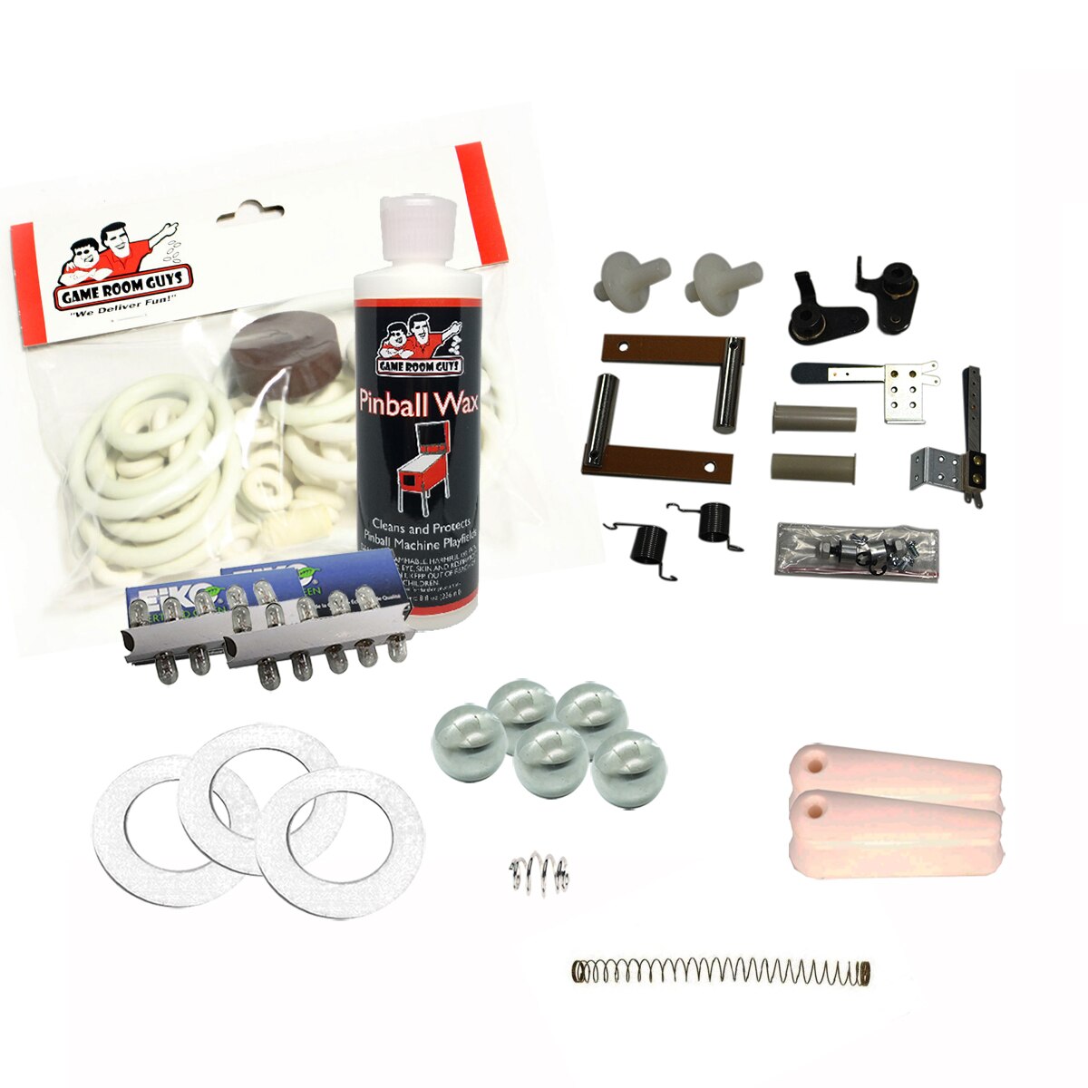 1955 Gottlieb Gypsy Queen Pinball White Premium Maintenance Kit