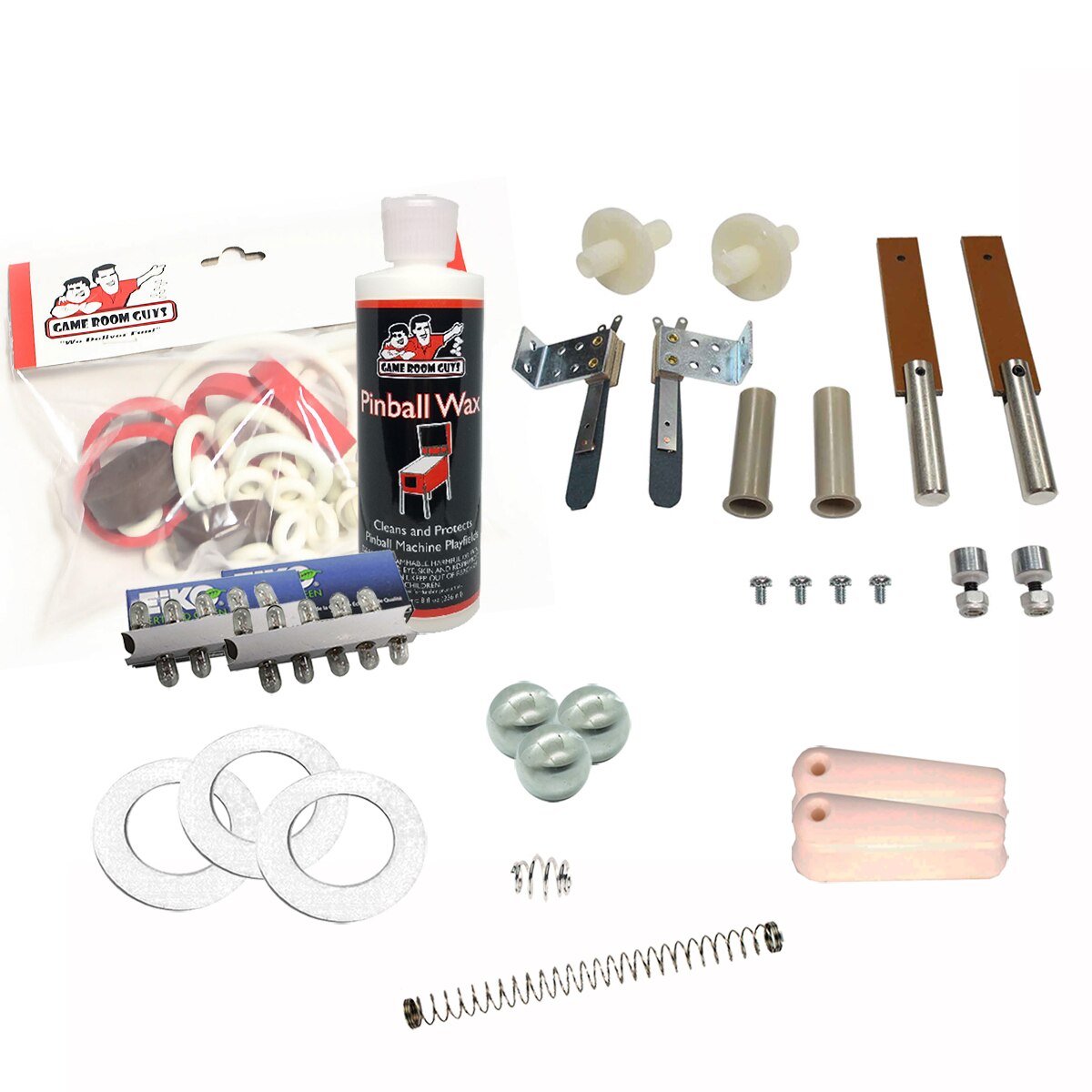 1972 Gottlieb King Kool Pinball White Premium Maintenance Kit