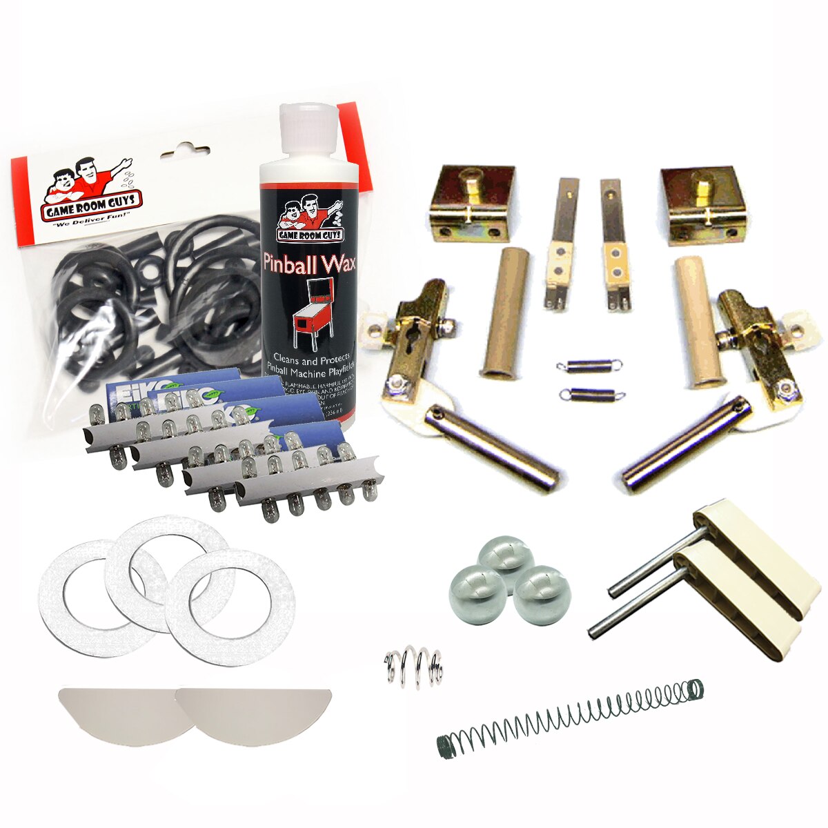 1993 Alvin G Pistol Poker Pinball White Premium Maintenance Kit