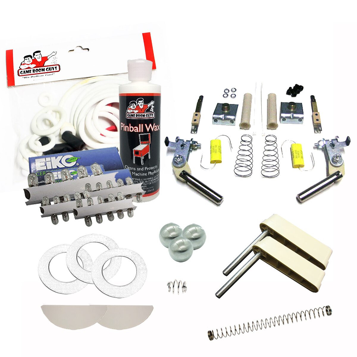 1990 Bally Pool Sharks Pinball White Premium Maintenance Kit