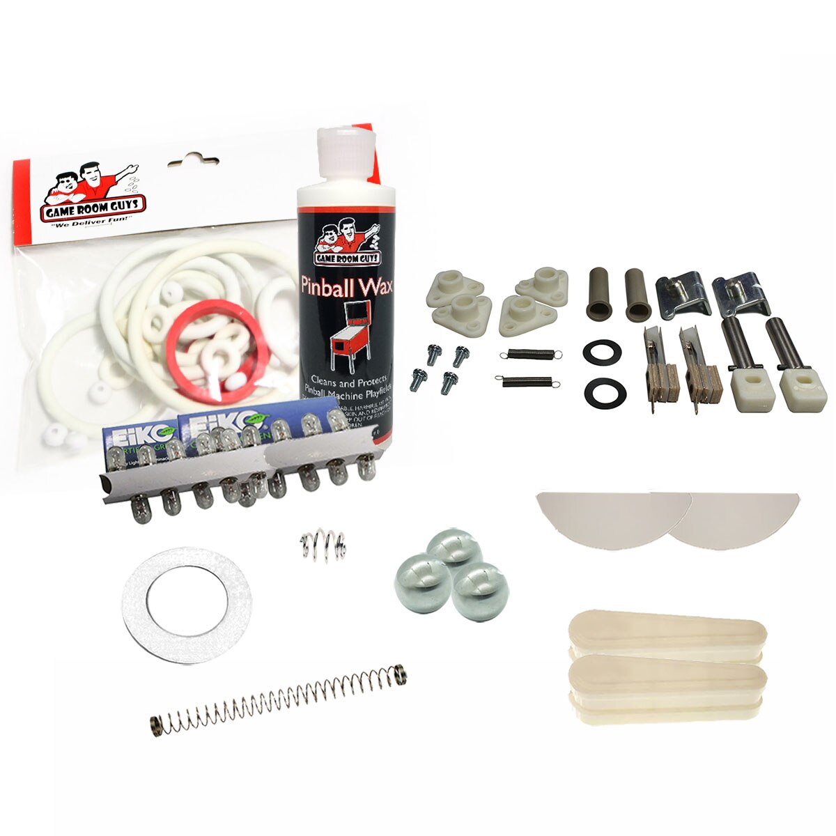 1983 Gottlieb Royal Flush Deluxe Pinball White Premium Maintenance Kit