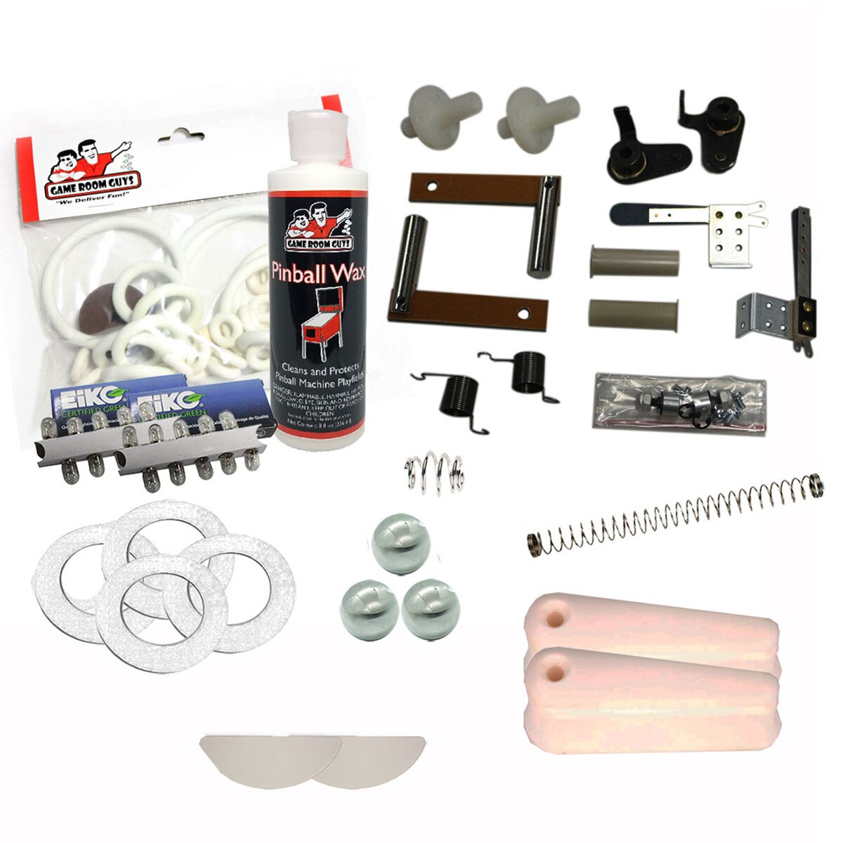 1969 Gottlieb Spin A Card Pinball White Premium Maintenance Kit
