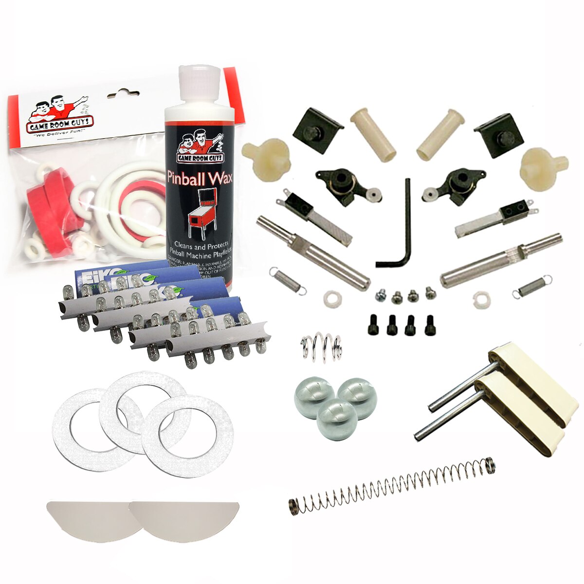 1985 Bally Beat the Clock Pinball White Premium Maintenance Kit 1985 Bally Beat the Clock Pinball White Premium Maintenance Kit