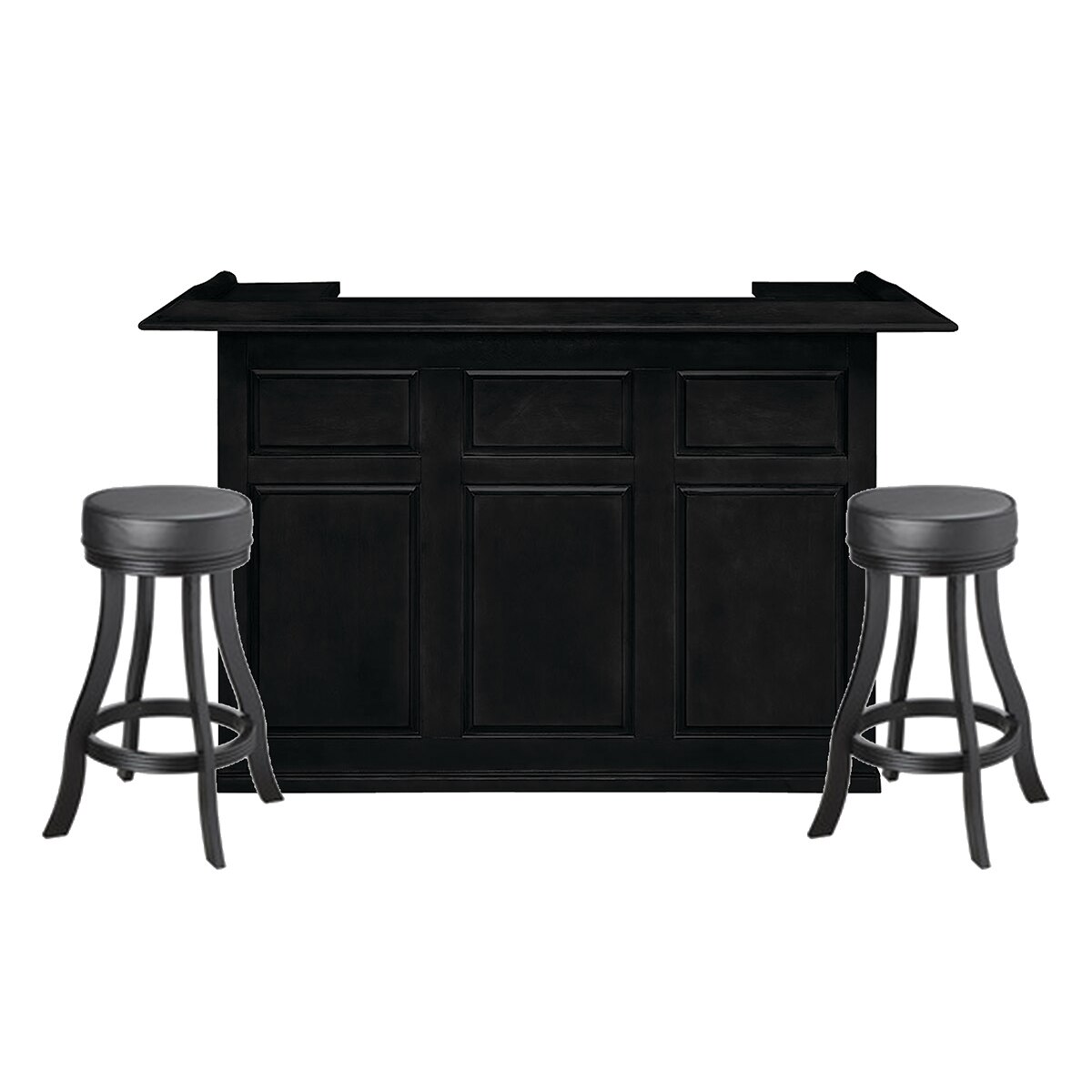 RAM Game Room Home Bar Black Barstools Game Room Guys