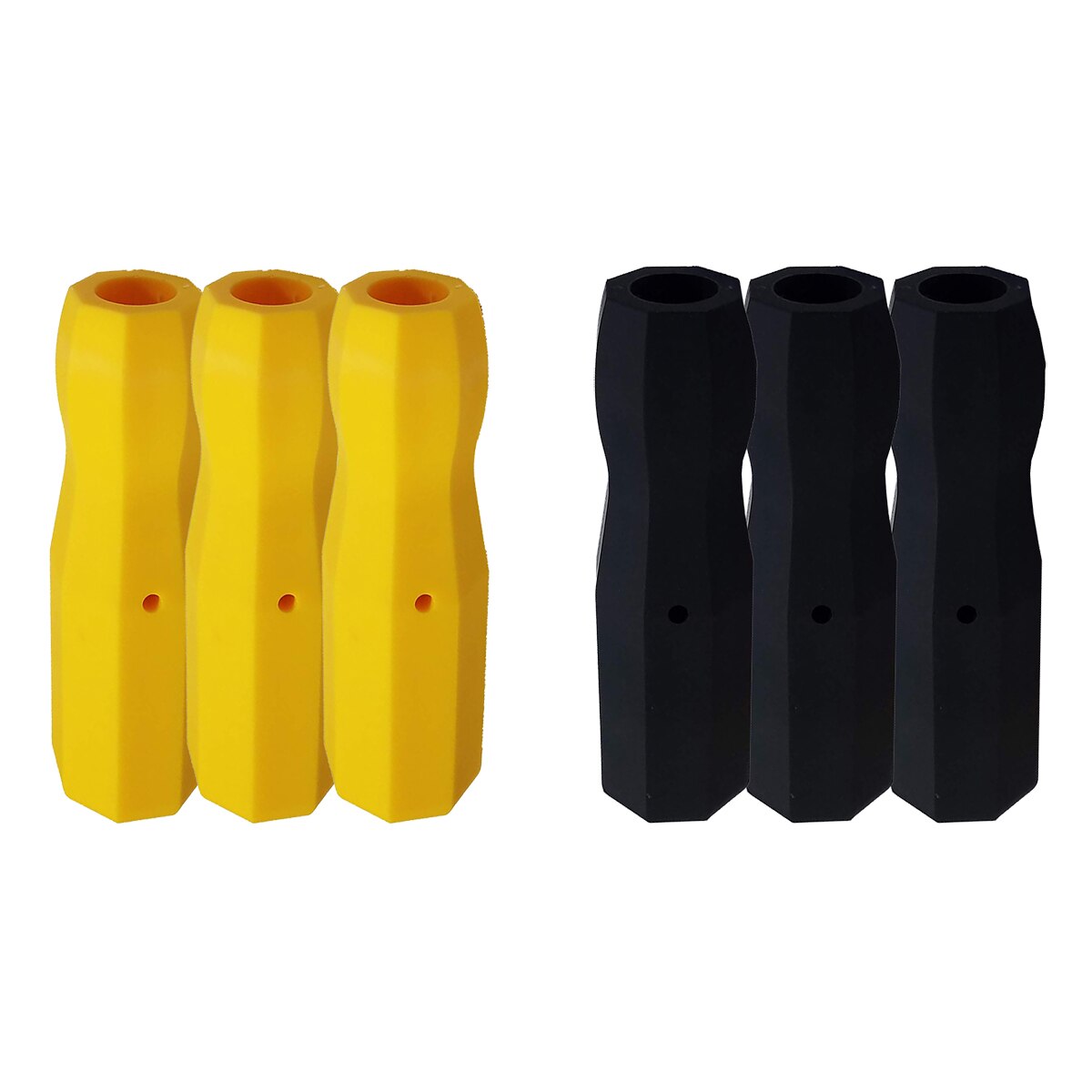 Tornado Foosball Handles Black & Yellow Game Room Guys