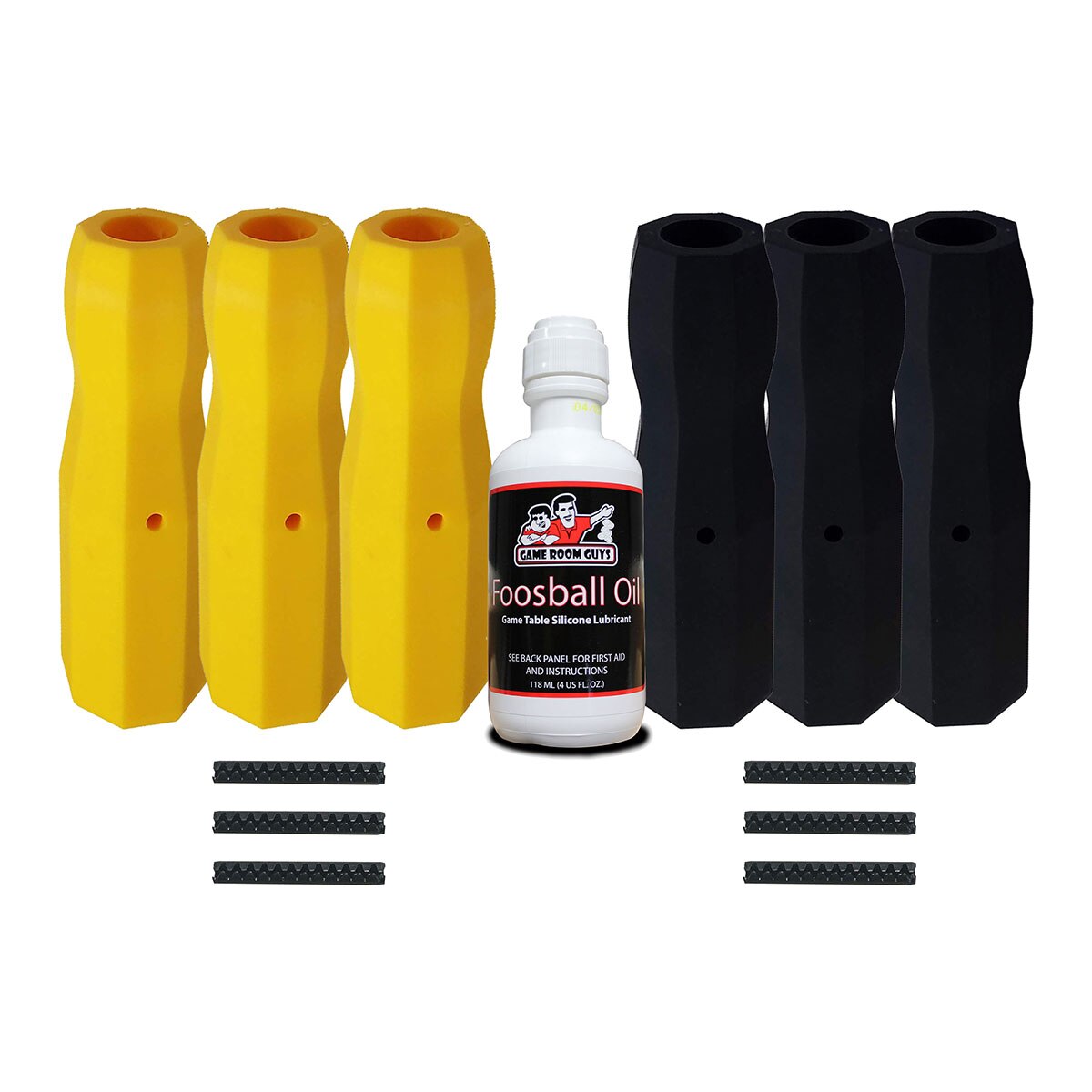 Tornado Foosball Handles Pins & Foosball Oil Game Room Guys