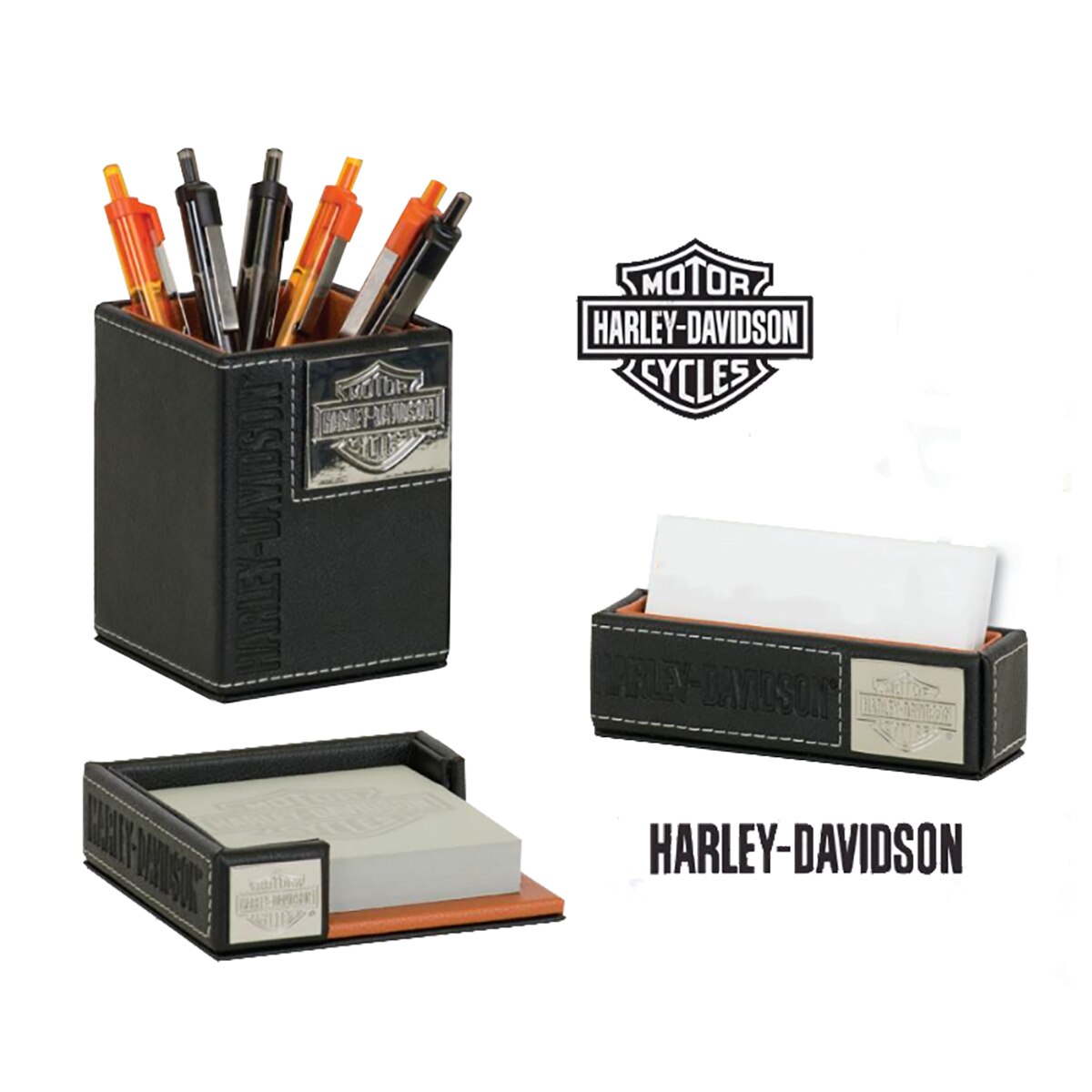 HarleyDavidson Desk Accessory Set Game Room Guys