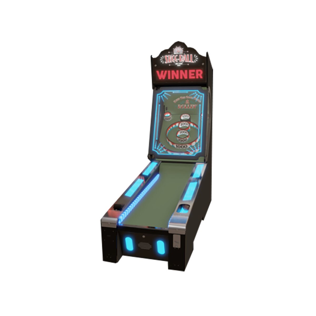 Skee Ball Glow 10' Home Bowling Arcade Game Game Room Guys